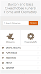 Mobile Screenshot of okeechobeefuneralhome.com
